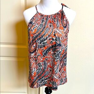 NWOT Ann Taylor paisley top